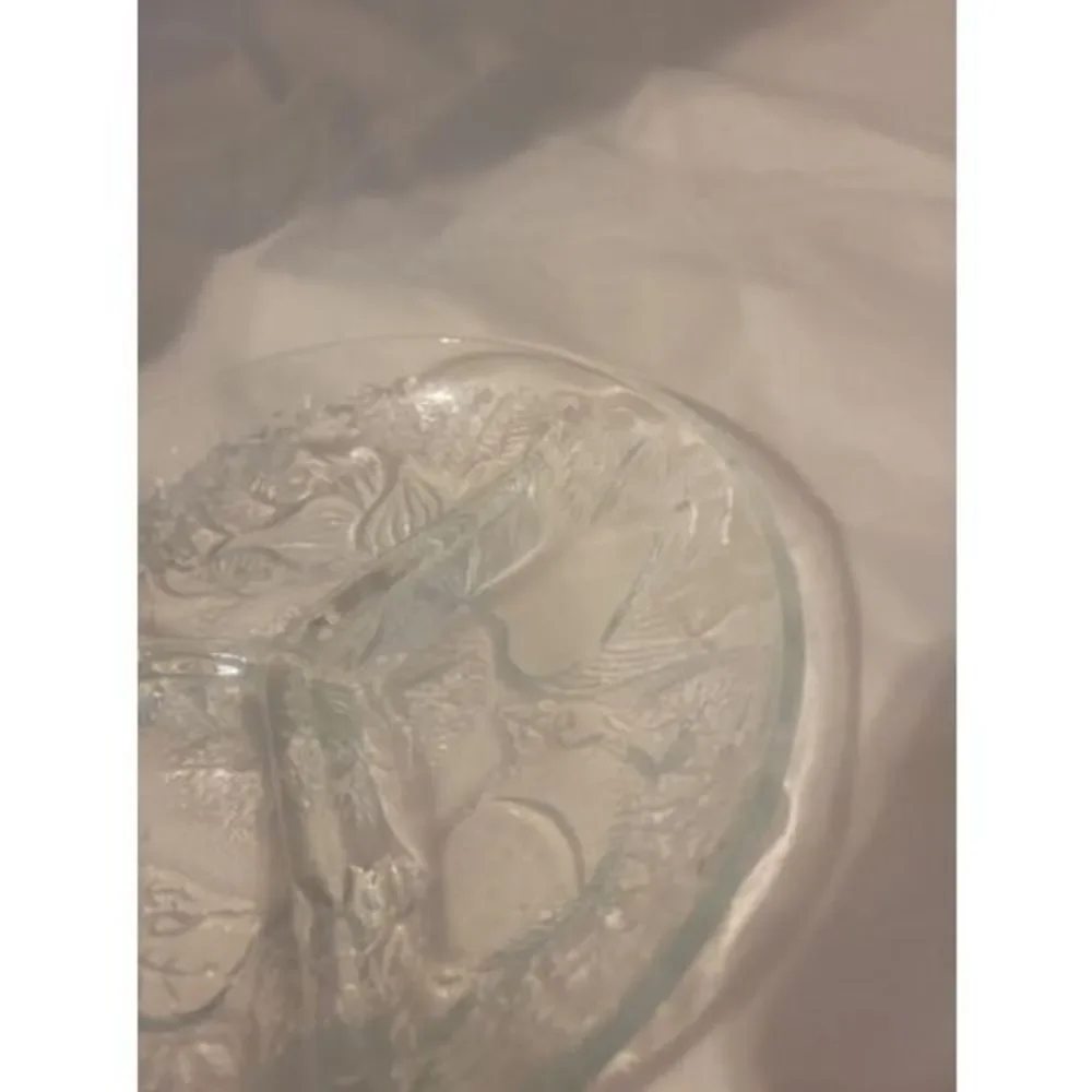 KIG Indonesia 3 section Nut Fruit pattern dish candy dish‎